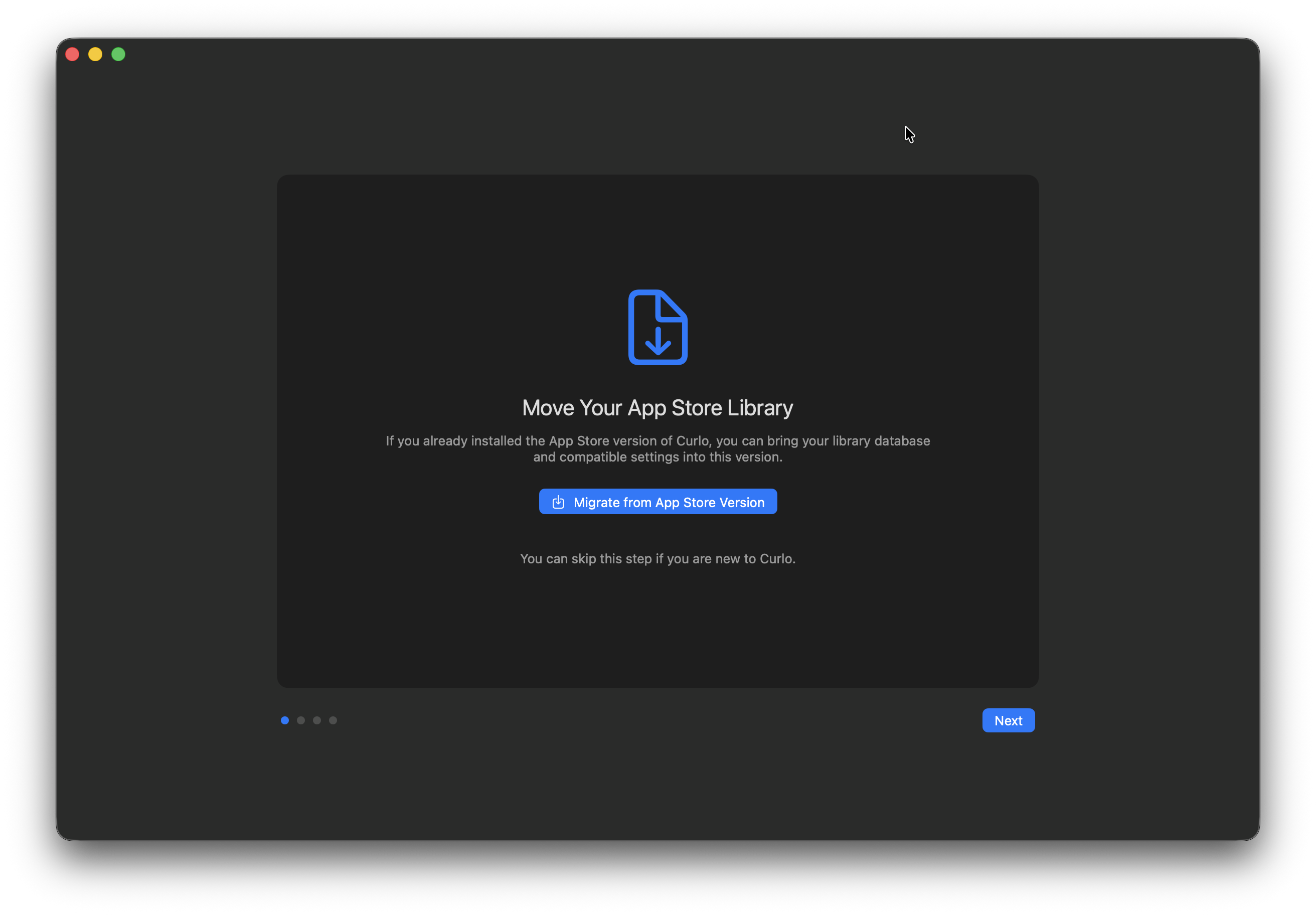 Migrate data from the Mac App Store version
